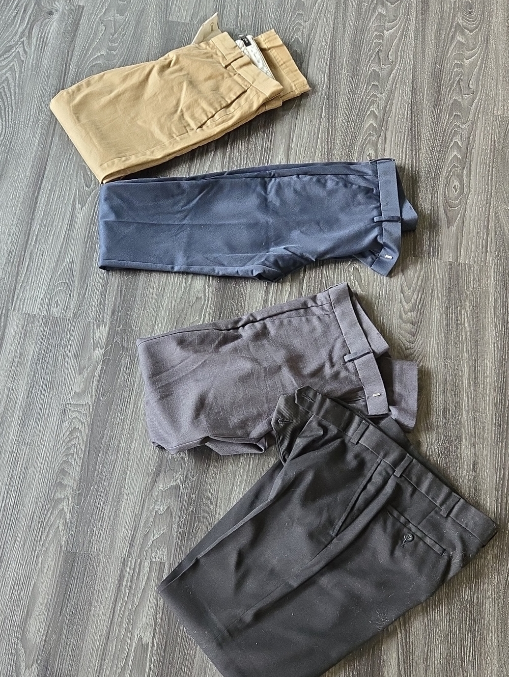 Banana Republic, Perry Ellis And George Men's Pants in Tan, Navy, Gray, Black